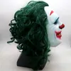 Film Joker Cosplay Maschera per adulti Halloween Maschera in lattice Arthur Fleck Maschera a testa piena Donna Uomo Festa Cosplay Prop