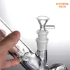 Tubo de agua de vidrio recto Humo 18 mm Hembra 205 mm Altura embriagadora Plataforma petrolera Bubbler Reciclador Bong de vidrio Color múltiple 967