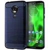 Karbon Fiber Doku Ince Zırh Fırçalanmış TPU Kılıf Kapak Motorola Moto G7 Güç G7 Oyna Z4 Oyna 280 adet / grup