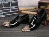 Moda Marka timsah tahıl Tasarımcı erkekler Elbise Ayakkabı Düğün Ayakkabı Sivri uçlu Perçin Artı boyutu erkekler oxfordlar