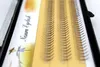 Private label 3 rows 007mm Thickness 4 rootsCluster classic 3D individual eyelashes EyeLashes Extension 891011121314mm for5564522