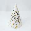 Birthday Party Hats Polka Dot Stripe Baby Kids Birthday Party Handmade Paper Cap Decoration Hat YQ00209