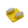 KD-L80 Redi Lock Elmas Taşlama Beton ve Terrazzo Zemin 12pcs İki Davul Segmentlerle Husqvarna Taşlama Diski Ayakkabı