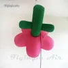 Large Inflatable Plant Flower Tree 1.5m Diameter Flower With Led Lights For Night Club And Party Decoration