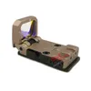 Flip Red Dot Pistol Sight Vism Caccia Holographic Reflex Mirino pieghevole con supporto da 20mm e G Mount Tan Color