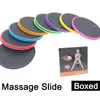 Acessórios 2 PCS Deslizando Discos Esportes Exercício Sliders Dual Side Dual Fitness Glide Placas para Home Gym Workout1