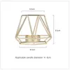 Candle holder wedding decoration gift candlestick iron rose gold european style romantic home decor table decorations