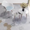 Hexagonal icke -glidgolvdekalvattentät badrum golvklistermärken självhäftande plattor kök vardagsrum dekor tapeter6378955