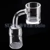 Flat Top Quartz Banger Nail 4mm Thick Bowl OD 19mm 25mm Male Female Clear Joint Domeless Nails Dab Rig DHL 619