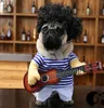 ペット犬のギタリストの変換のドレス面白い取るギター衣装バゴー面白いギター服ペット犬の変革衣装のスーツ