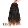 Bomba de crochê cabelo 14 Polegada primavera crochês prelooped paixão ed trança senegalês kinky encaracolado cabelo sintético e3933798