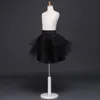 Black Children Petticoats Wedding Bride Accessories Half Slip Little Girls Crinoline 22cm 35 cm 45 cm Flower Girl Formal Dress Und5952223