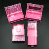 IFLovedEkd 1 par Lash Packaging 3D Mink Eyelashes Custom Cosmetic Case Lashes Fodral Paket Anpassa logotyp