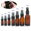 5-100ML Beauty Empty Amber Glass Bottles Essential Oil Mist Spray Container Case Refillable Bottles Travel