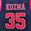 COE1 2020 NEW NCAA UTAH UTES 유전자 35 Kyle Kuzma College 농구 저지 크기 청소년 성인 모두 스티치