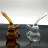 Bong in vetro di alta qualità Pipa ad acqua Mano Pipa in vetro Blunt Bubbler Bong Piccolo bruciatore a nafta in vetro Pipa Dab Rigs Mini Bong con filtro