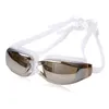 Плавательные очки миопия для мужчин женщин против тумана, профессиональные взрослые, рецепт
