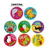 500pcs barn beröm limetiketter klistermärken med åtta stilar tryckta färgglada söta barn tecknad klistermärken