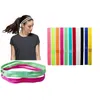Doppeltes elastisches Stirnband Softball Anti-Rutsch-Silikon-Gummi-Haarbänder Verband auf dem Kopf für Haargummi