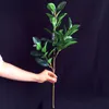 Fake Long Stem Watercress Leaf Greerery Simulering Gröna Växter Löv för Bröllop Hem Dekorativa Konstgjorda Växter