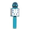 WS858 Mikrofon Drahtloses Bluetooth-Karaoke WS-858 USB-KTV-Player Handy-Mikrofonlautsprecher Musik aufzeichnen + Exquisite Einzelhandelsverpackung