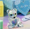 Cristal ornamentos forma de doces de casamento com bebê chuveiro dom caixa de presente lasca bebê presente cheio de aniversário