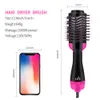 Drop Hair Brush OneStep Hair Volumizer 3 i 1 Torktorare Rättare Curler Styling Comb Comb Blow Dryer Brush277Q2399283