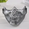 Tactical Skull Warrior Mask Hunt Kostym Halloween Party Masquerade Half Mask Game Cosplay Prop Outdoor Militär Protection Masks BH1986 ZX