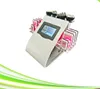 Bärbar 6 i 1 Ultraljud Kavitationsmaskin Hudföryngring RF Cavitation Slimming Machine