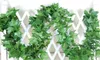 2.4m Vert Artificiel Vert Feuilles Autre Boston Ivy Vine Décorée Fake Flower Cane 90 Feuilles de gros Livraison gratuite