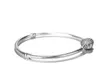 Top vente 925 Bracelets en argent Sterling 3mm chaîne serpent Fit breloque perle amour coeur Bracelet Bracelet bijoux cadeau pour hommes femmes w75