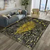 Simple modern feather living room rugs bedroom carpet children's bedside model window mat floor 3d mat rainbow rug2051