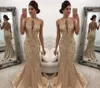 Burgundy Long Ords Golden Hand Touravagance Drill Evening Dresses Gauze T-Shirt Chest Vent Hollow Sexy Halter Fishtail Prom Dresses Hy014