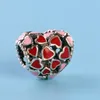 Hurtownie-Love Charm Koraliki dla Pandora 925 Sterling Silver Jewelry z oryginalnym pudełkiem Luksusowy projektant DIY Bransoletka Zroszony prezent wakacyjny