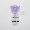 5mm thickess 14.4mm male bowl for glass water bong Ash Cather thick Bowls Glass Bong heavy Colored Dab Rig hookah water pipes