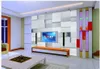 peintures murales Fond d'écran 3D pour le salon gris 3d fonds d'écran carré wallpapersThree dimensions mur de fond TV
