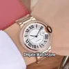 Fashion New 36mm Date WJBB0005 White Dial Seagull Automatic Womens Watch Diamond Bezel Rose Gold Bracelet Ladies Watchs Watch_Zone C-E80