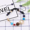 Europe and the United States wind universe Galaxy solar system eight planets bracelet guardian stars natural stone beads braided bracelet je