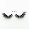 New Arrival High Quanlity 100% Handmade 1 Para 15mm 3D Real Mink Lashes Multilayer Miękkie Grube Fałszywe rzęsy 3DM19