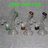 Hookahs 14mm Female Mini Glass Bong Water Pipes with 4mm quartz bangers Pyrex Rigs Glass Bongs Thick Recycler Oil Rig for Smoking