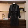 Wholesale-Pluz Size Fashion Casual Trench Coat for Women New 2019 Autumn Wild Ladies Windbreaker Solid Color Korean Style Women Clothing