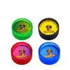 48 stk/partij 2 Lagen 30 MM Mini Acryl Hard Plastic Roken Tabak Grinder Muller Reggae Grinder Jamaica HoneyPuff tabak Grinder Miller