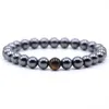 8mm Natural Natural Bead Colorido Ágata Stone Castanhas Pulseiras Para Homens e Mulheres Presente