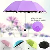 Parapluies pliants pour femmes coupe-vent protection solaire dôme de fleur magique Parasol résistant aux ultraviolets soleil pluie parapluie équipement de pluie paraguay 65255639