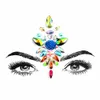 Adhesive Face Jewelry Gems Temporary Tattoo Face Jewelry Festival Party Body Gems Rhinestone Flash Tattoos Stickers Make Up