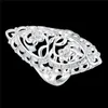 Plated sterling silver Classical creative carved ring DHSR698 US size 7 ; epacket DHL women's 925 silver plate Cluster Rings jewelry