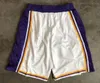 Toppkvalité ! 2020 Team Basketball Shorts Men Shorts Sport Shorts College Byxor Vit Svart Röd Lila Gul