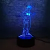 Japanese Naruto Anime Hatake Kakashi Uzumaki 3D Night Light Acrylic LED Lamp 7 Colors Change Bedside Toys For Children Xmas Gift1521488