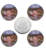 2020 Trump Monete Commemorative Melania Trump Coin American 45th President Donald Craft Souvenir Oro Argento MetCoins Distintivo commemorativo