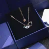 2019 Classic Evil Eye Colar Jewelry for Women Girls Jewelry Set Gift Silver Rose Gold 2Colors 925 Sterling Silver Plated282s